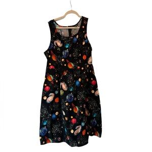 Retrolicious Dress - Galaxy Print